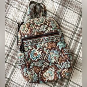 Vera Bradley retried color Floral Quilted Backpack